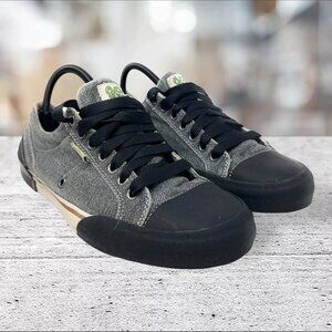 Simple Eco Sneaks Mens Shoes Size 9.5 Recycled Materials. Hemp Comfort Blackout